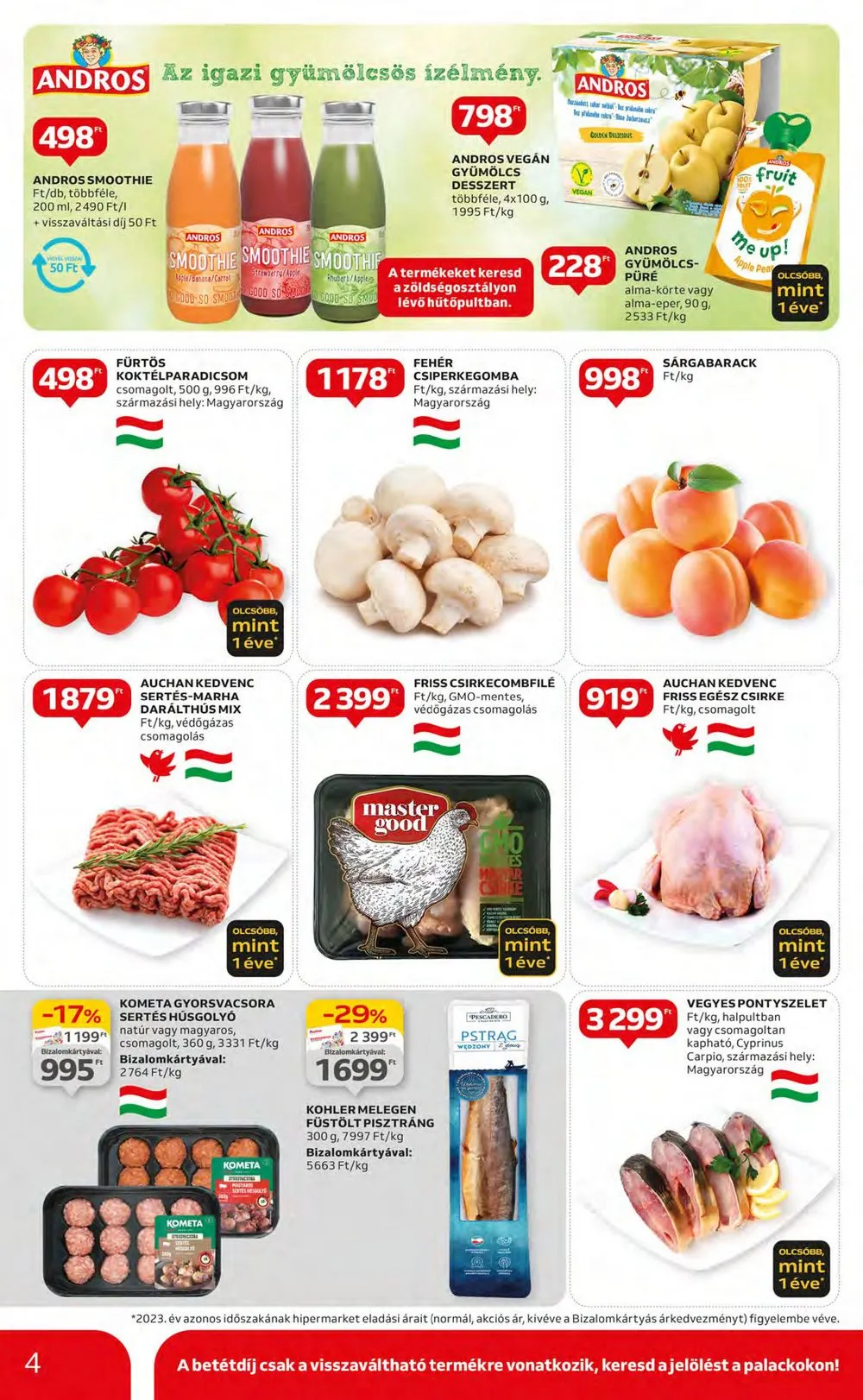 Auchan akciós újság Hipermarket 07.25–07.31 – 4. oldal