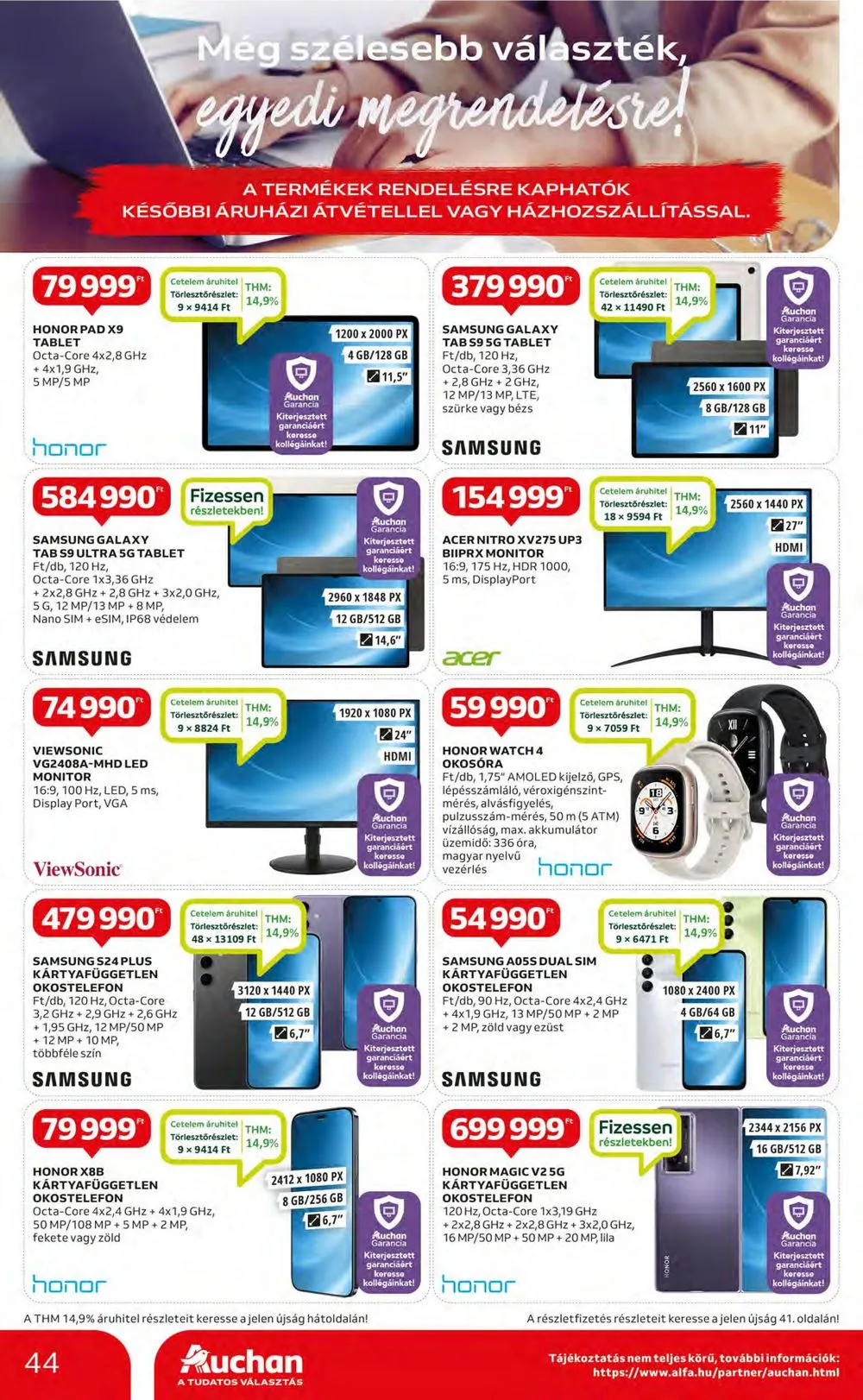 Auchan akciós újság Hipermarket 07.25–07.31 – 44. oldal