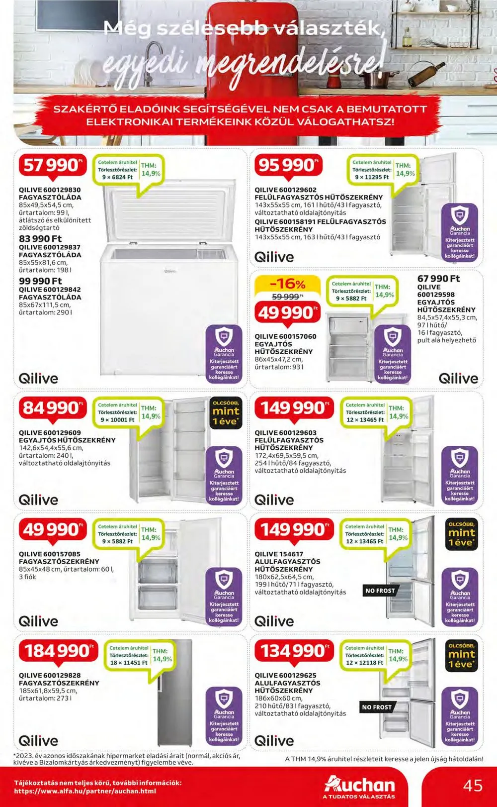 Auchan akciós újság Hipermarket 07.25–07.31 – 45. oldal