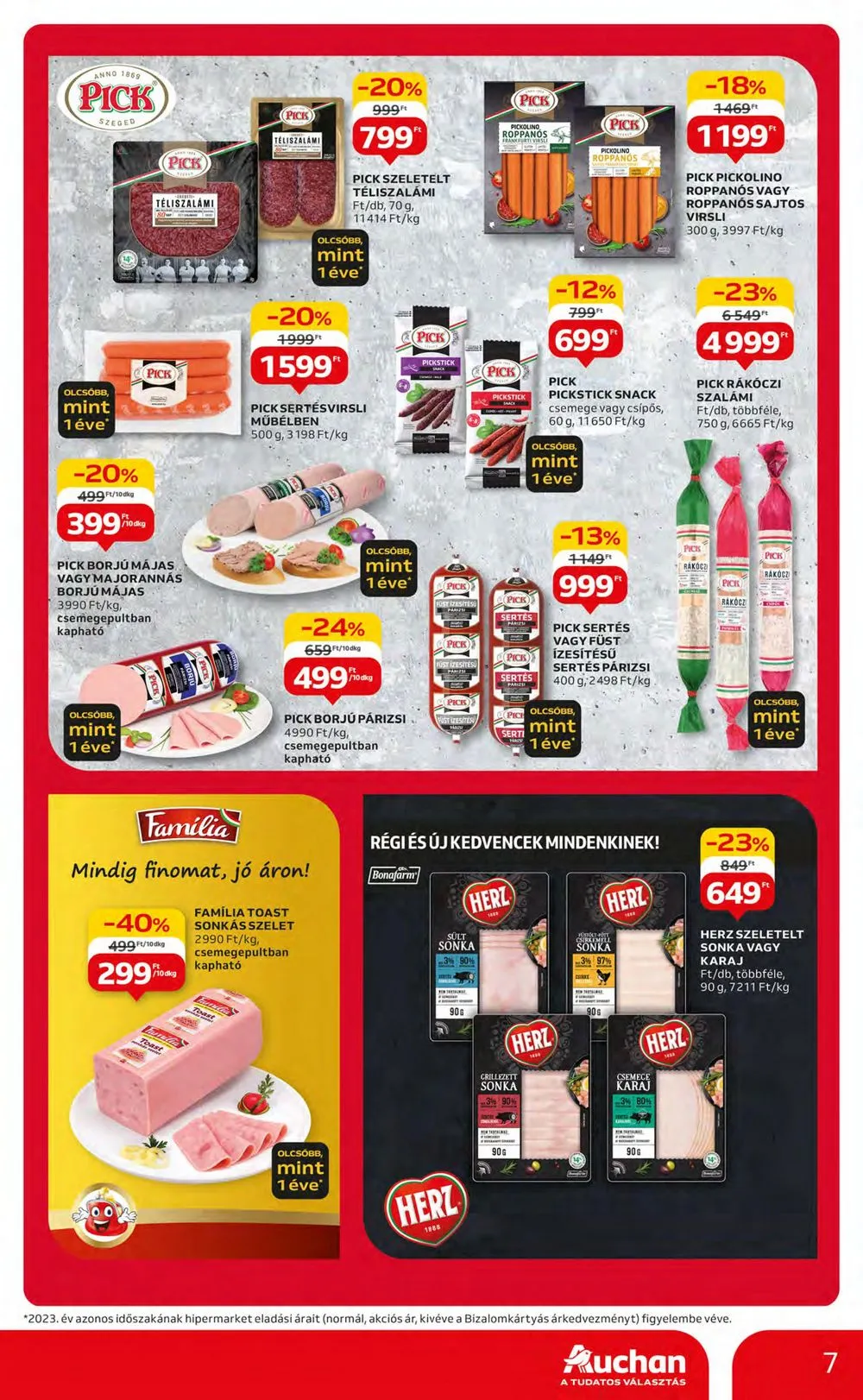 Auchan akciós újság Hipermarket 07.25–07.31 – 7. oldal
