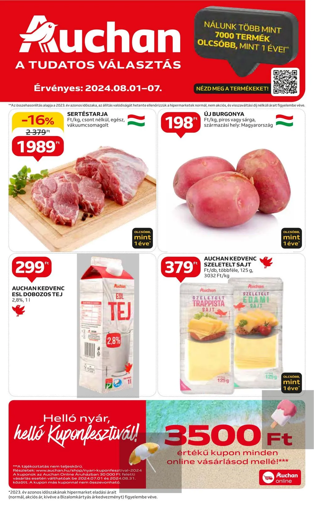 Auchan akciós újság Hipermarket 08.01–08.07