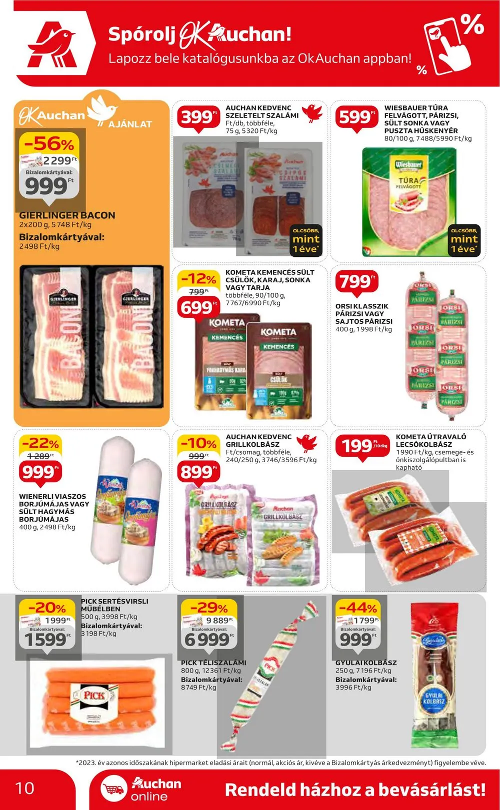 Auchan akciós újság Hipermarket 08.01–08.07 – 10. oldal
