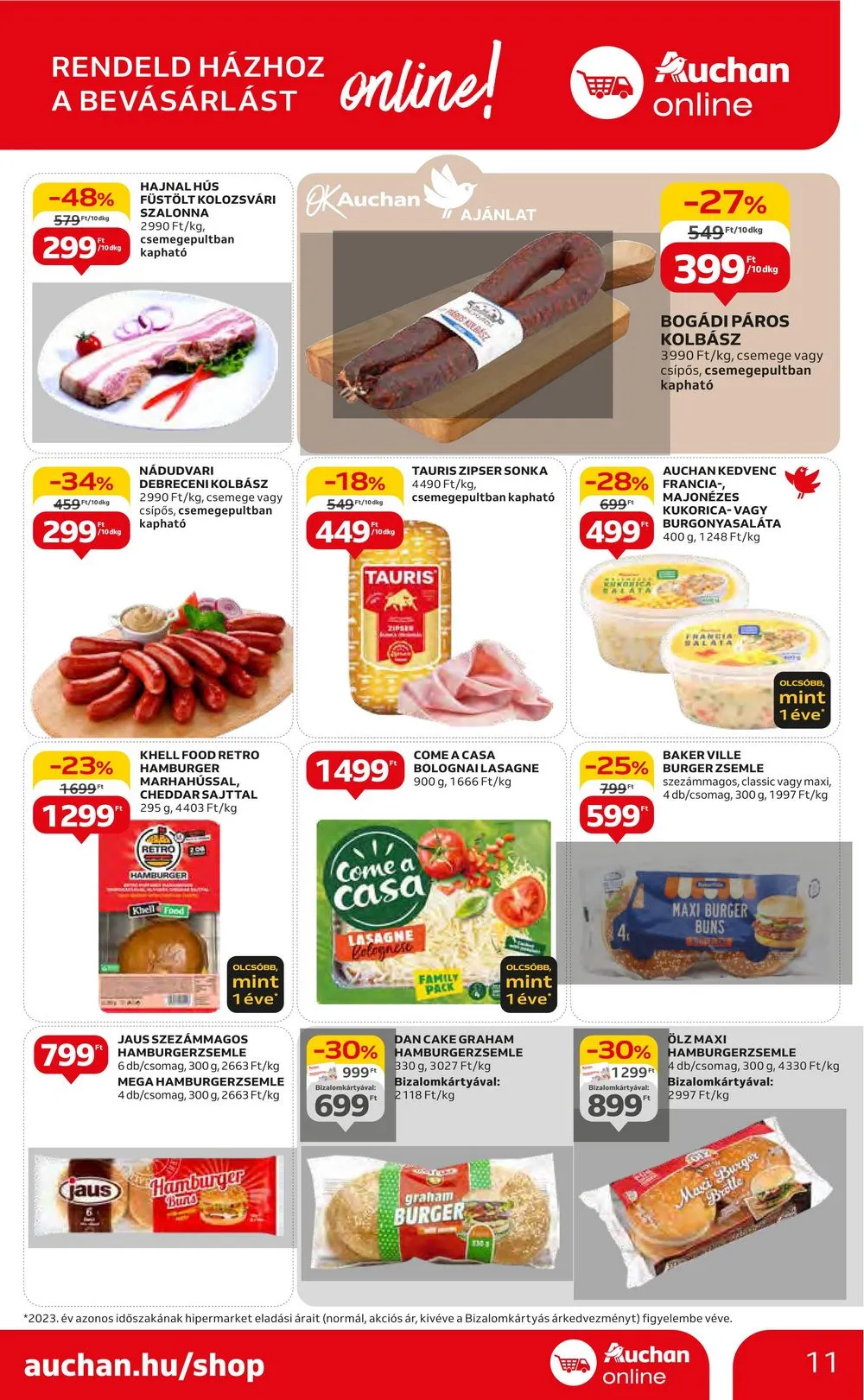 Auchan akciós újság Hipermarket 08.01–08.07 – 11. oldal