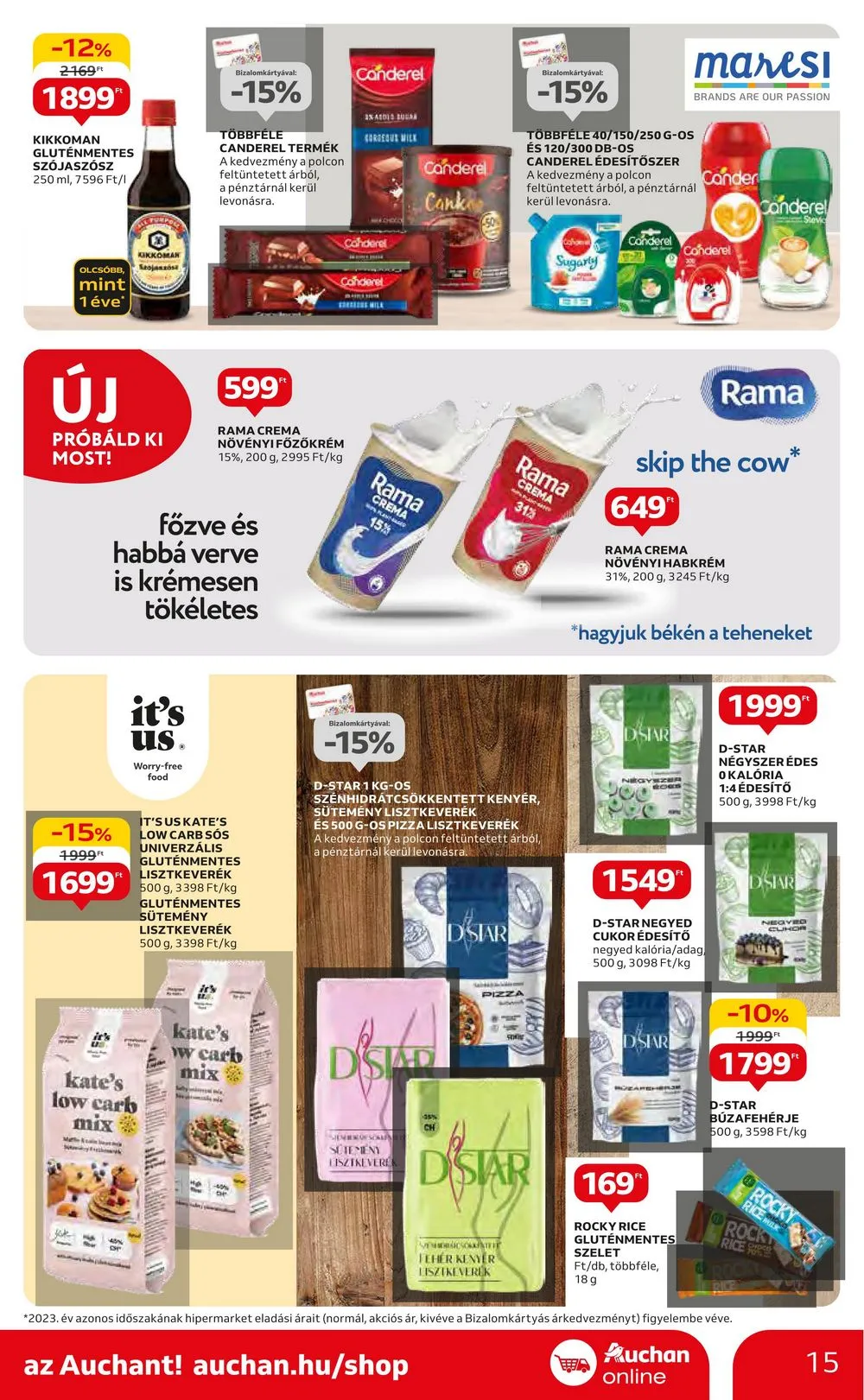 Auchan akciós újság Hipermarket 08.01–08.07 – 15. oldal