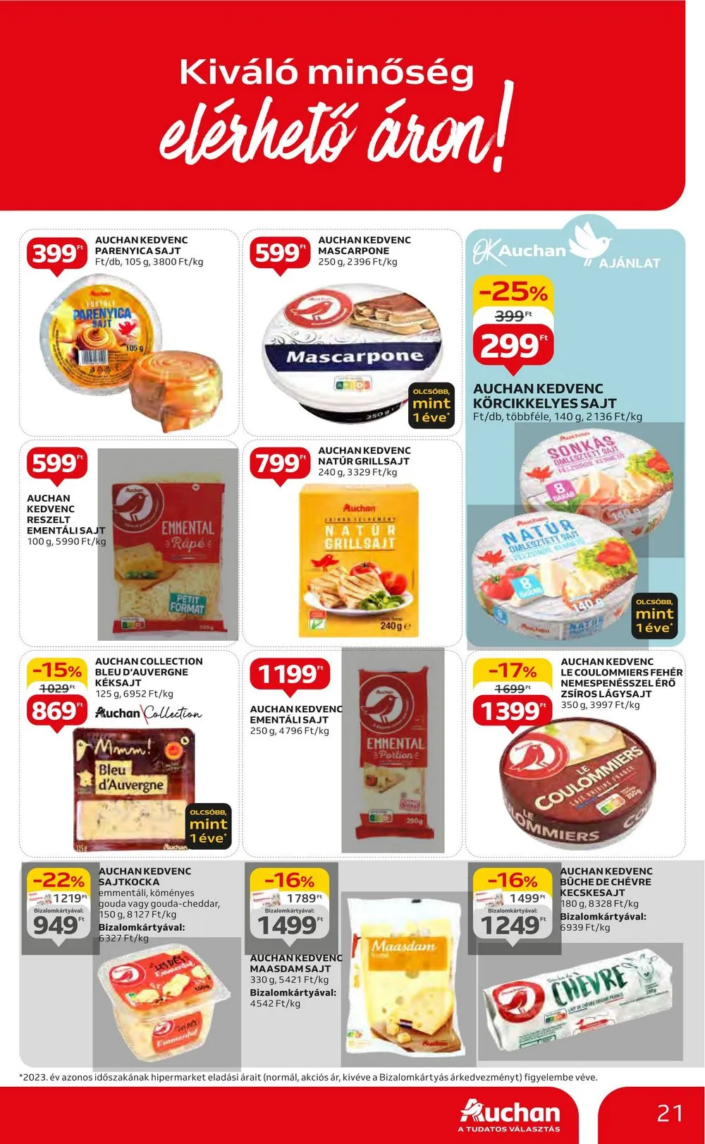 Auchan akciós újság Hipermarket 08.01–08.07 – 21. oldal