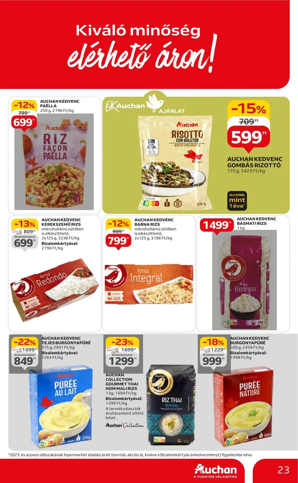 Auchan akciós újság Hipermarket 08.01–08.07 – 23. oldal