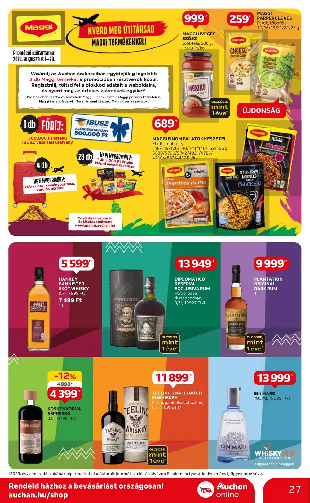 Auchan akciós újság Hipermarket 08.01–08.07 – 27. oldal