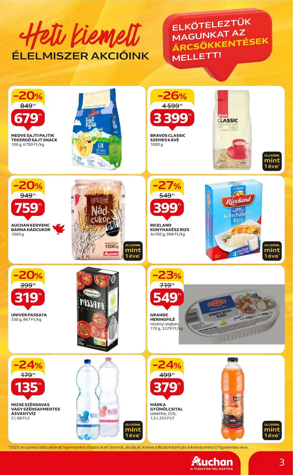 Auchan akciós újság Hipermarket 08.01–08.07 – 3. oldal