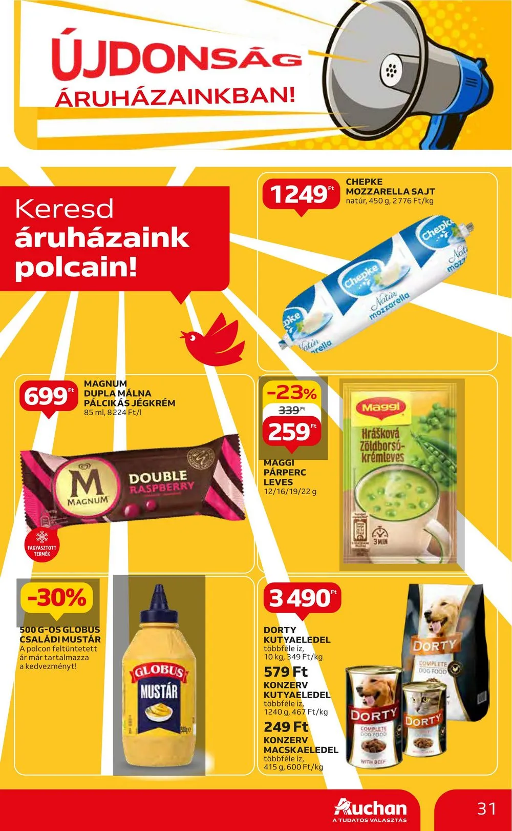 Auchan akciós újság Hipermarket 08.01–08.07 – 31. oldal