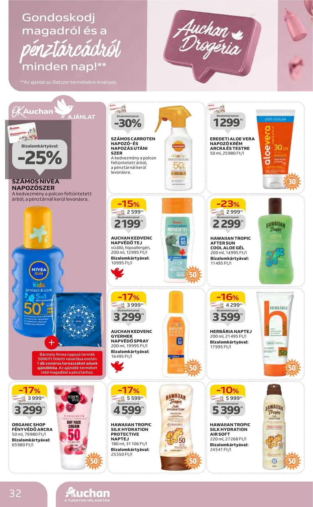 Auchan akciós újság Hipermarket 08.01–08.07 – 32. oldal