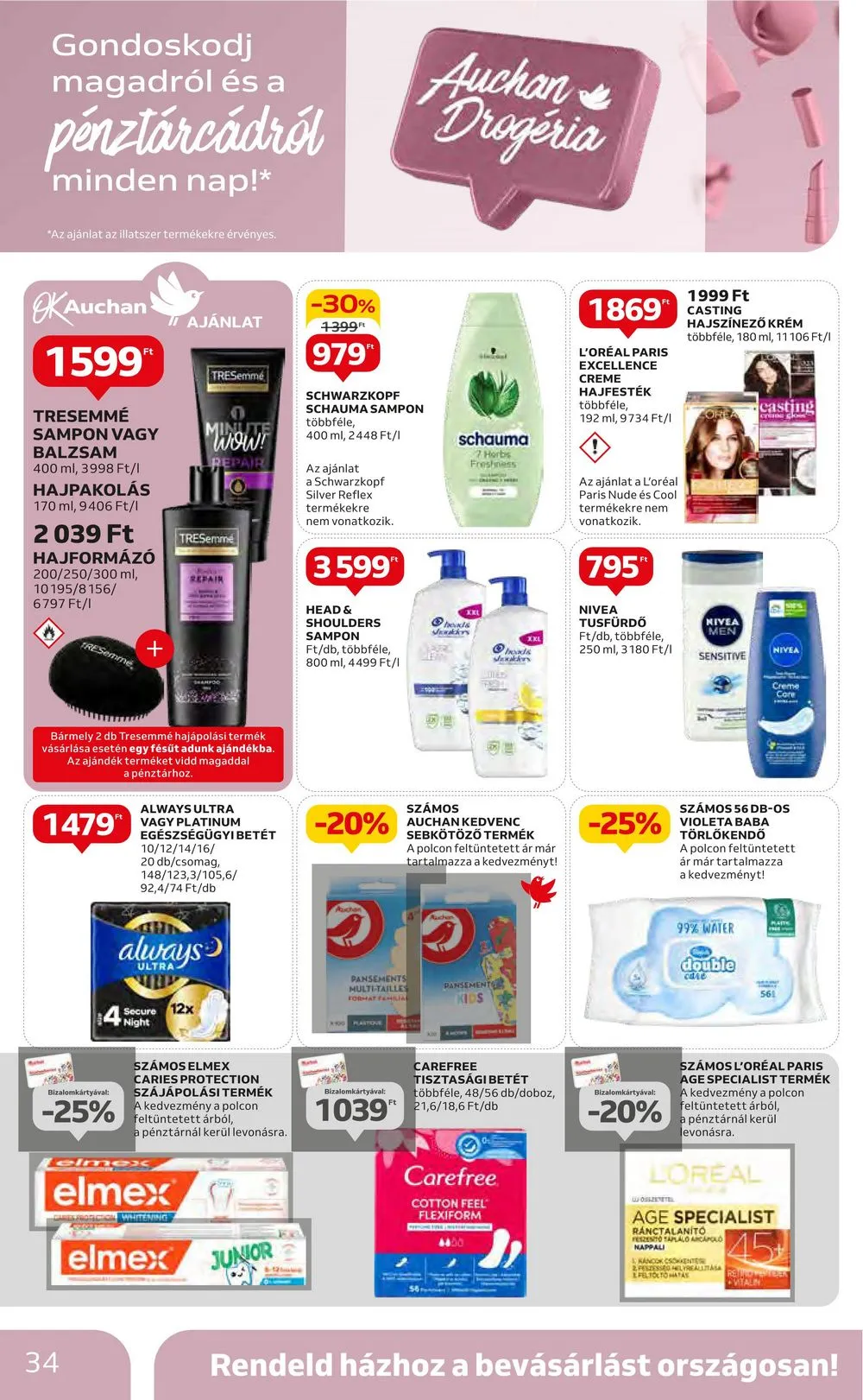 Auchan akciós újság Hipermarket 08.01–08.07 – 34. oldal