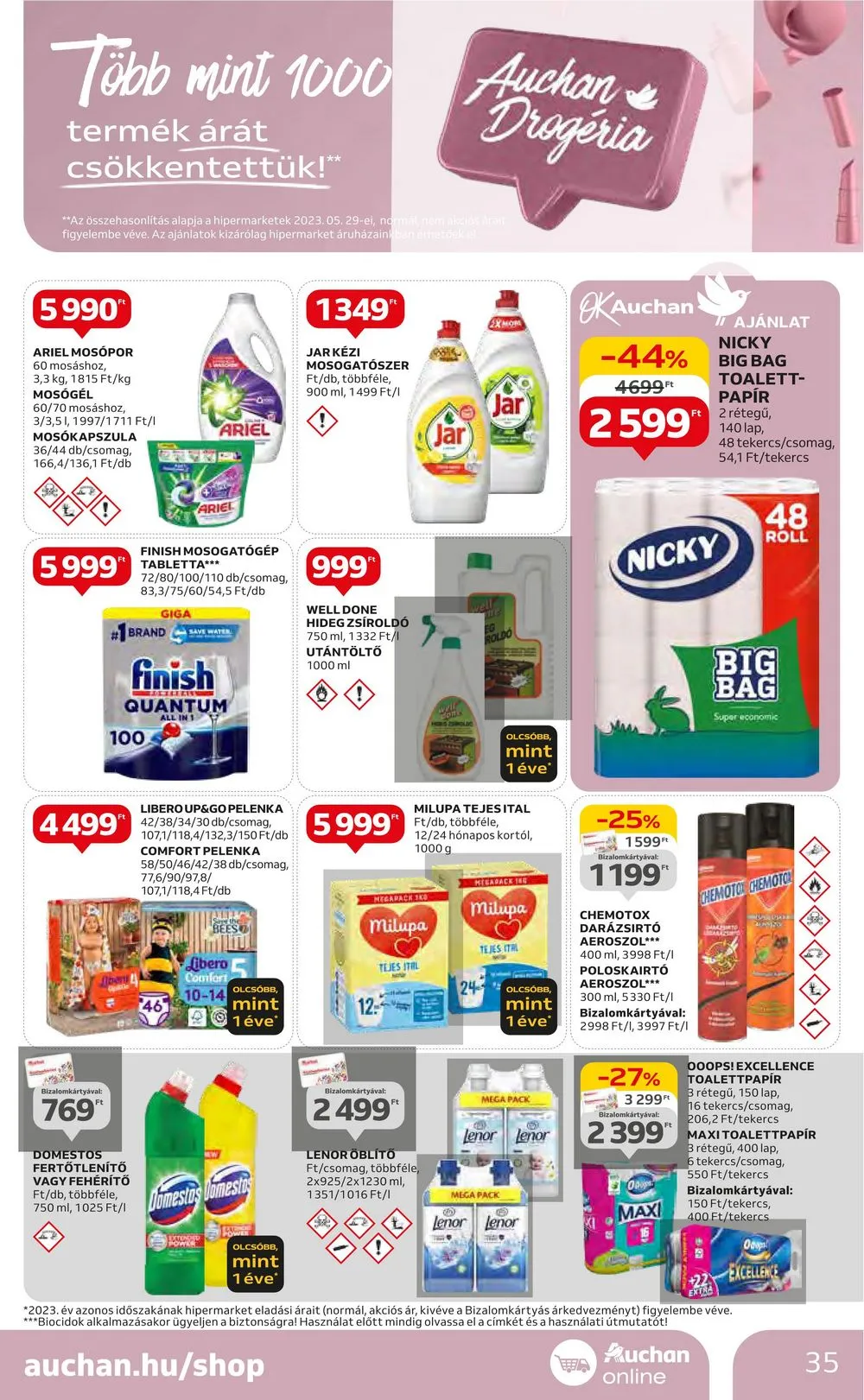 Auchan akciós újság Hipermarket 08.01–08.07 – 35. oldal