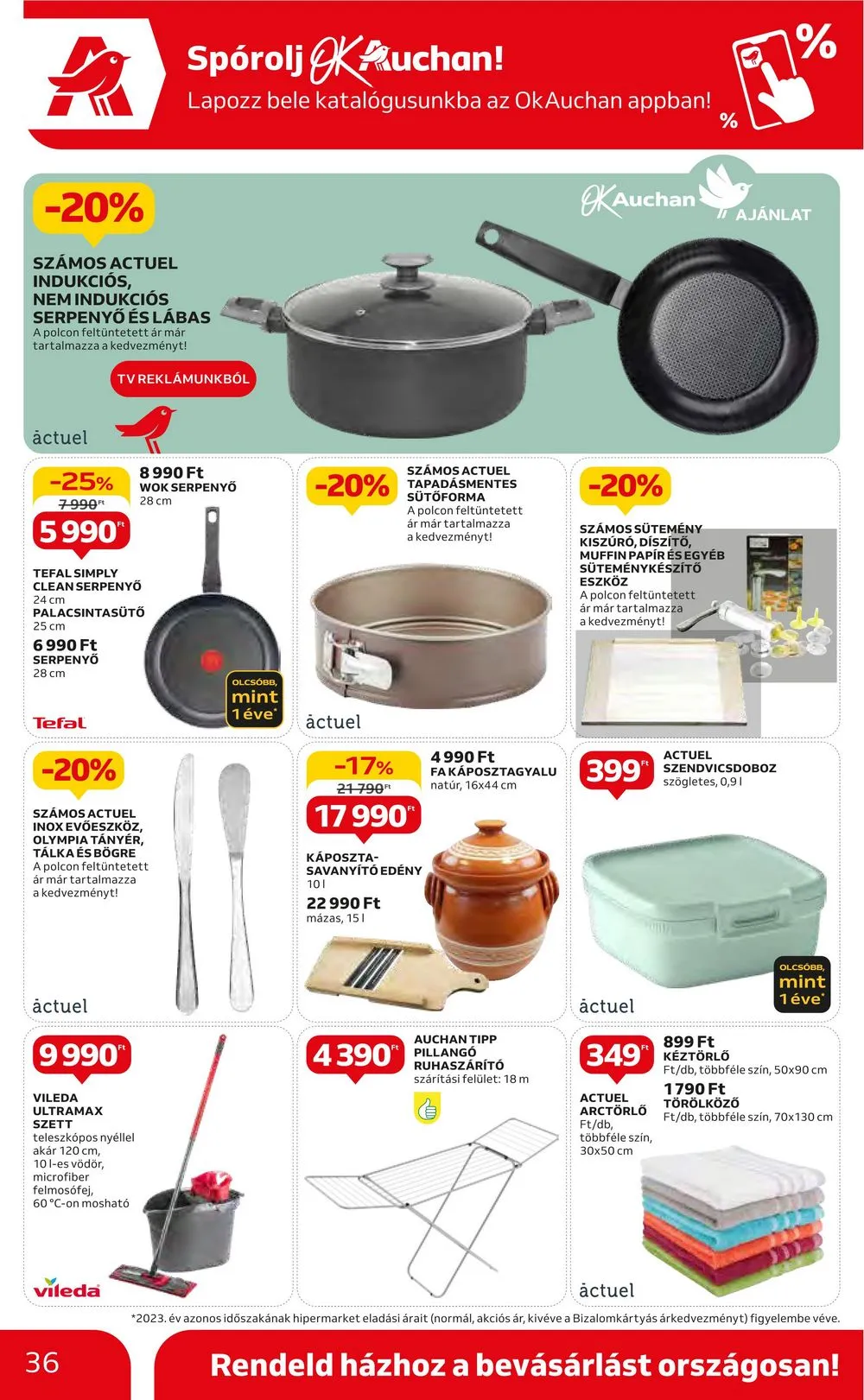 Auchan akciós újság Hipermarket 08.01–08.07 – 36. oldal