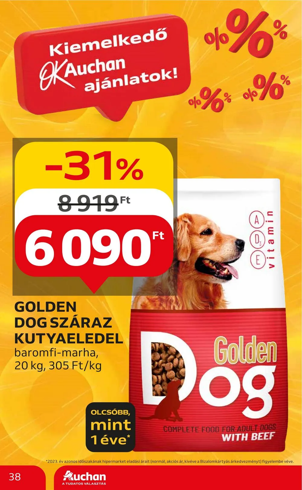 Auchan akciós újság Hipermarket 08.01–08.07 – 38. oldal