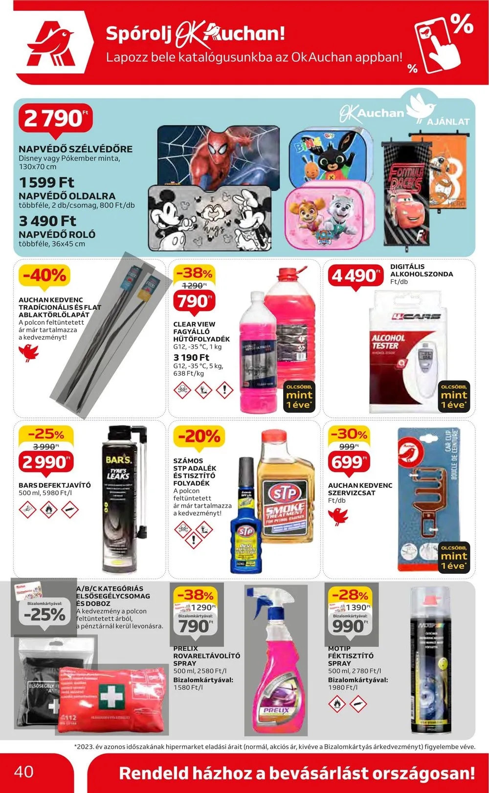 Auchan akciós újság Hipermarket 08.01–08.07 – 40. oldal