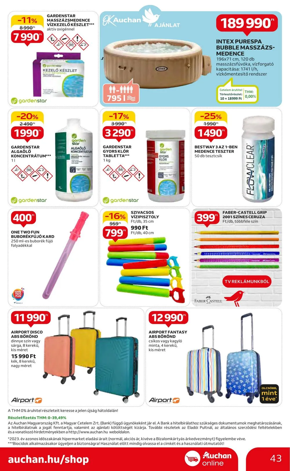 Auchan akciós újság Hipermarket 08.01–08.07 – 43. oldal