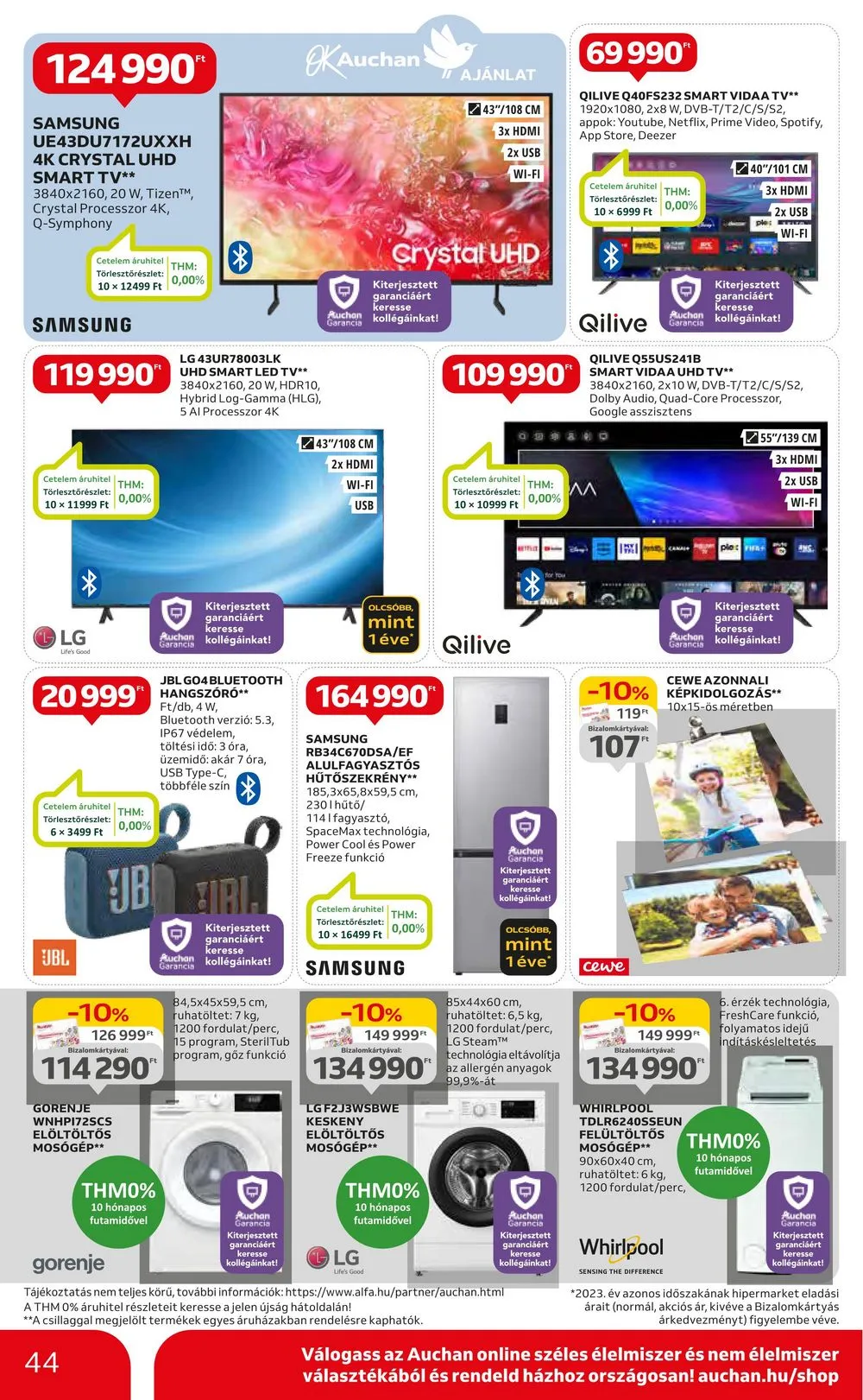 Auchan akciós újság Hipermarket 08.01–08.07 – 44. oldal