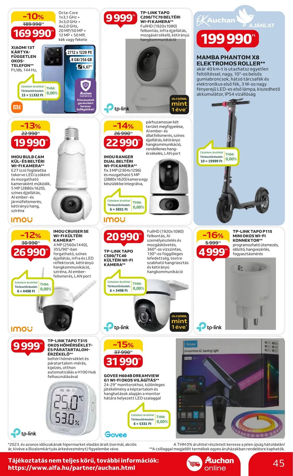Auchan akciós újság Hipermarket 08.01–08.07 – 45. oldal