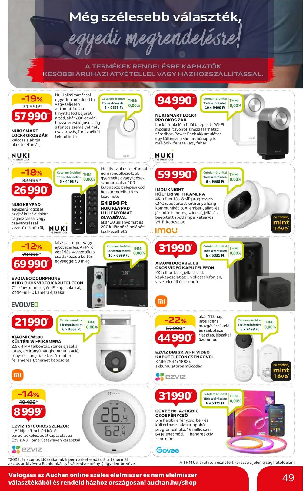 Auchan akciós újság Hipermarket 08.01–08.07 – 49. oldal