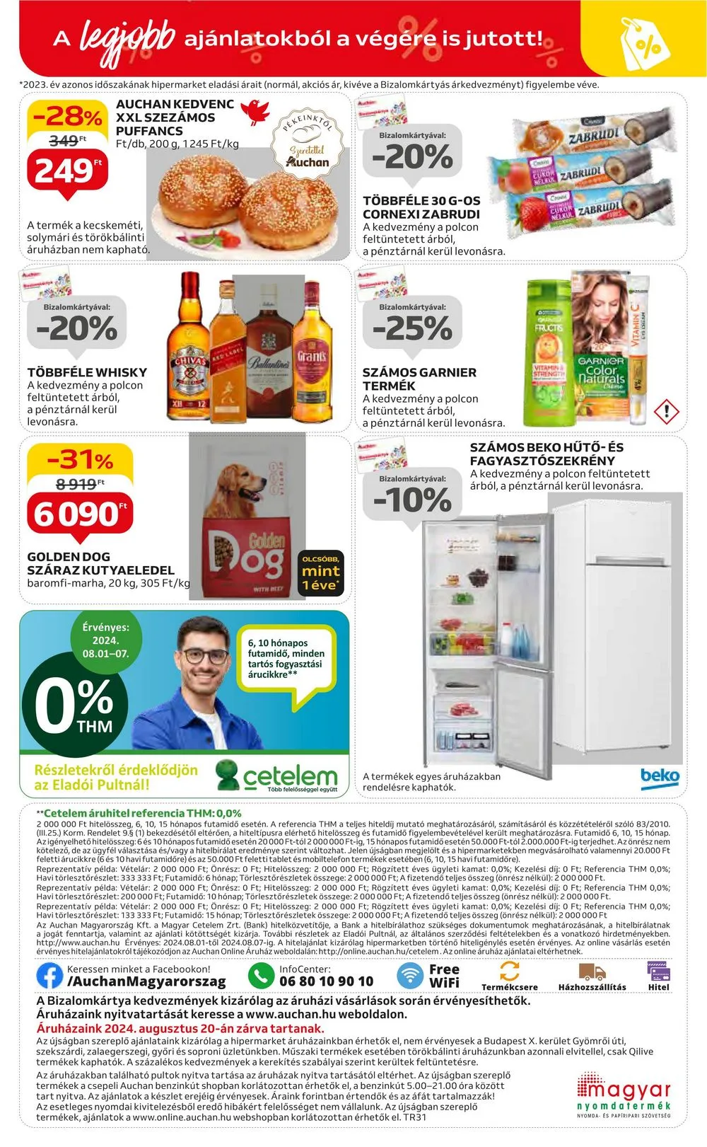 Auchan akciós újság Hipermarket 08.01–08.07 – 50. oldal