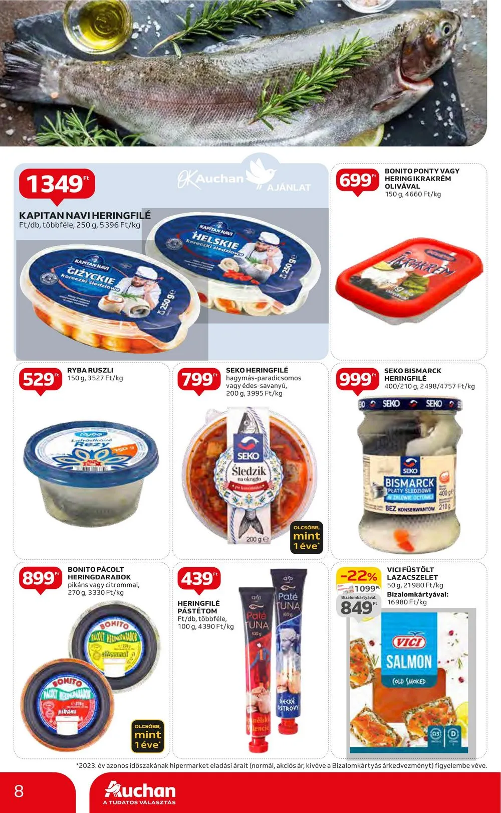 Auchan akciós újság Hipermarket 08.01–08.07 – 8. oldal