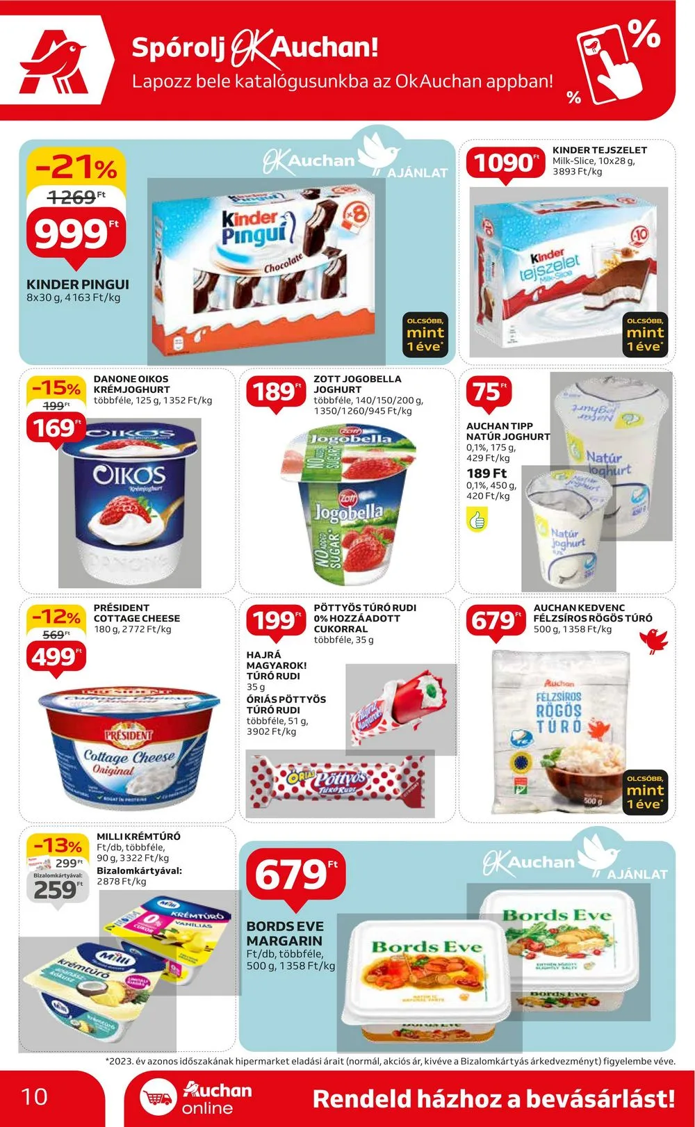 Auchan akciós újság Hipermarket 08.22–08.28 – 10. oldal