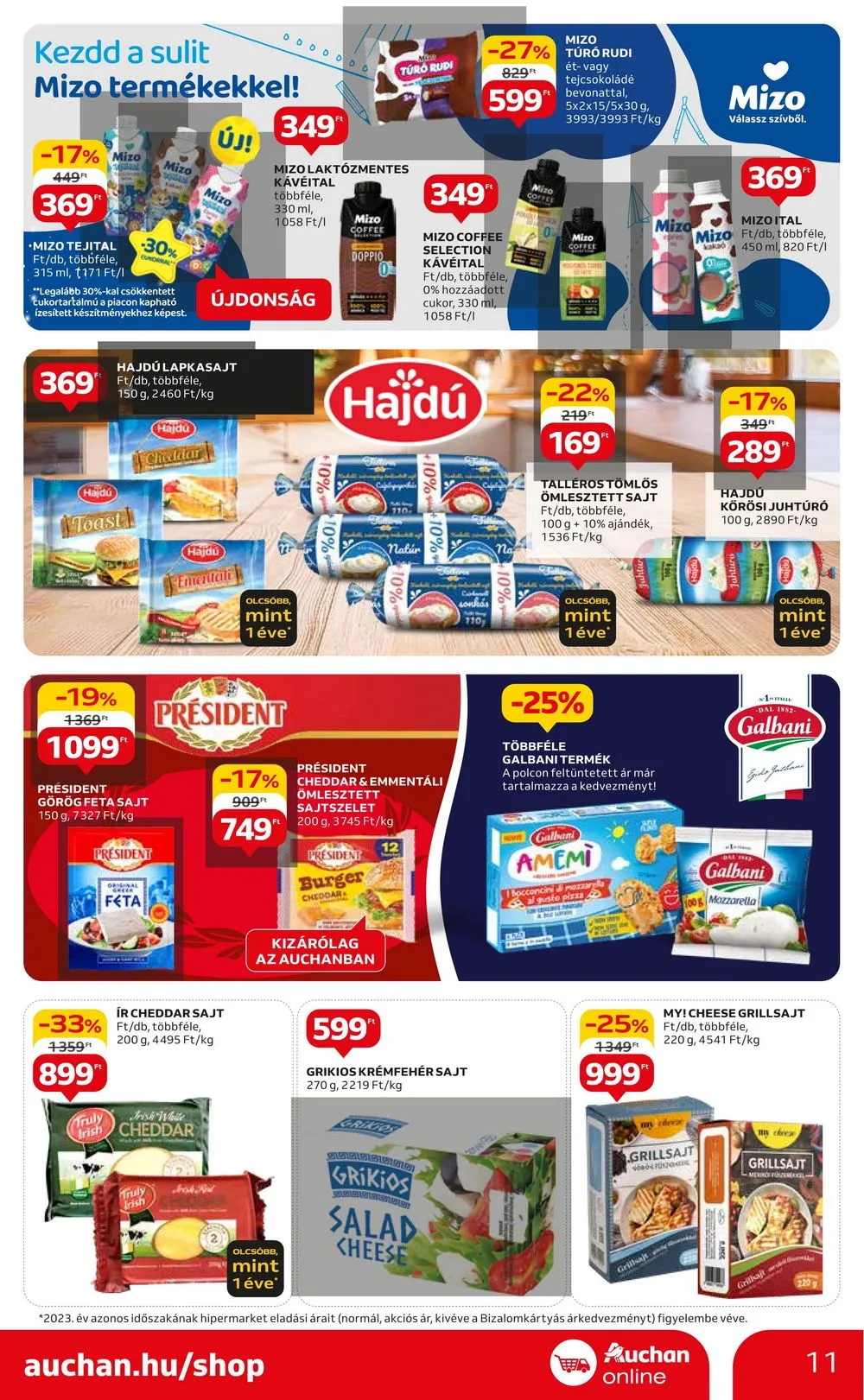Auchan akciós újság Hipermarket 08.22–08.28 – 11. oldal