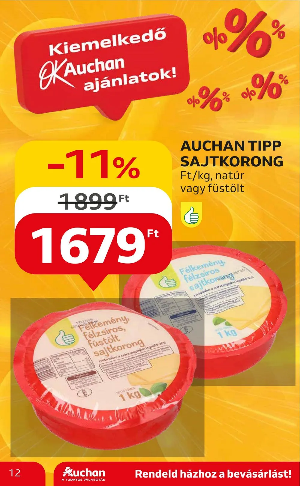 Auchan akciós újság Hipermarket 08.22–08.28 – 12. oldal