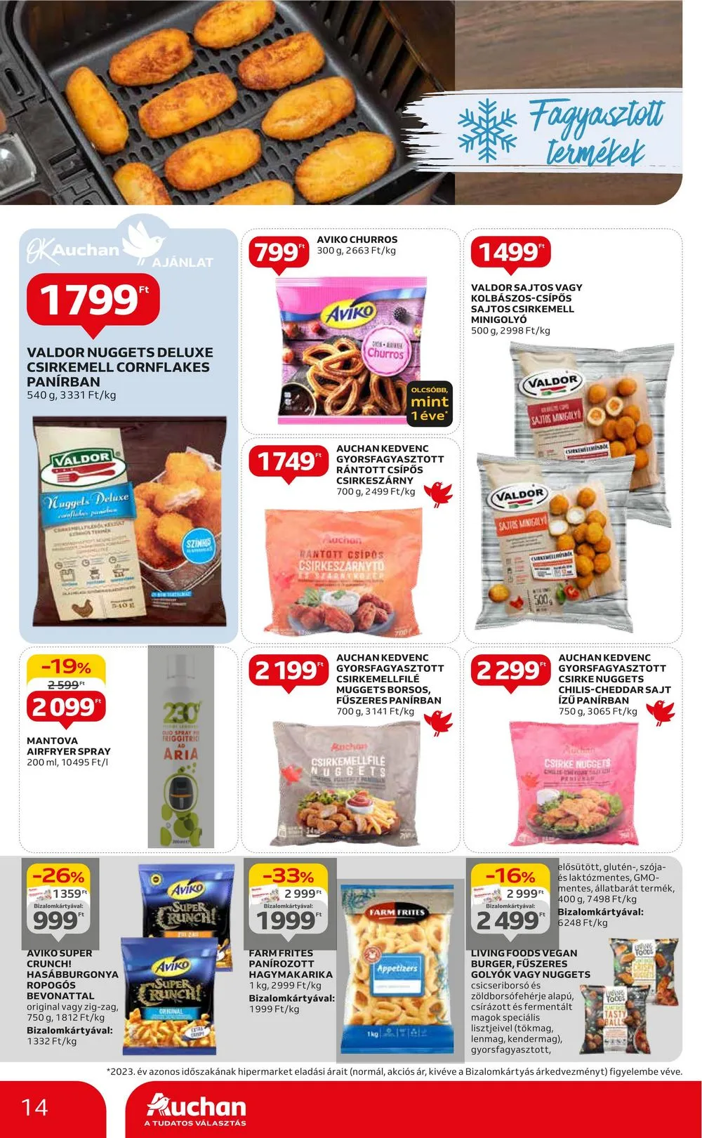 Auchan akciós újság Hipermarket 08.22–08.28 – 14. oldal
