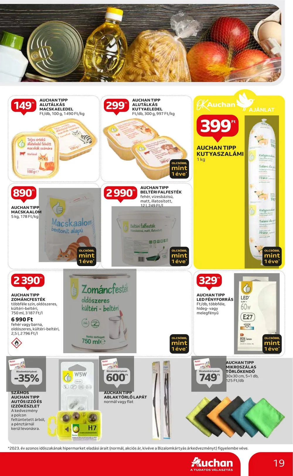 Auchan akciós újság Hipermarket 08.22–08.28 – 19. oldal