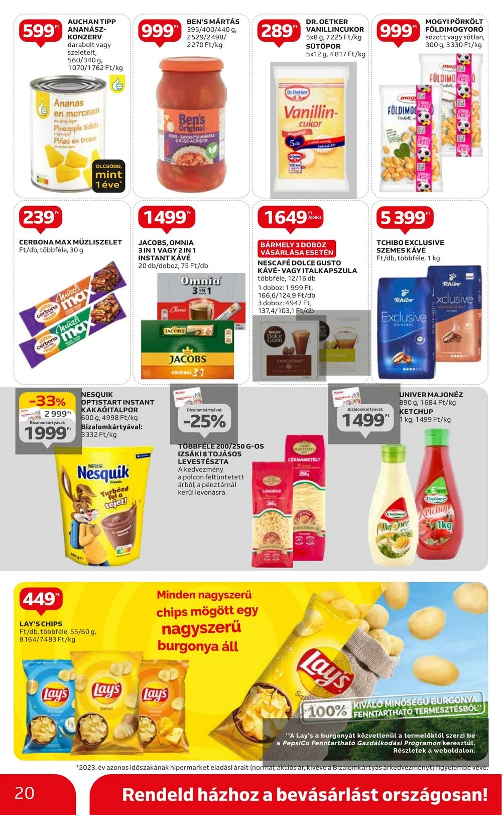 Auchan akciós újság Hipermarket 08.22–08.28 – 20. oldal