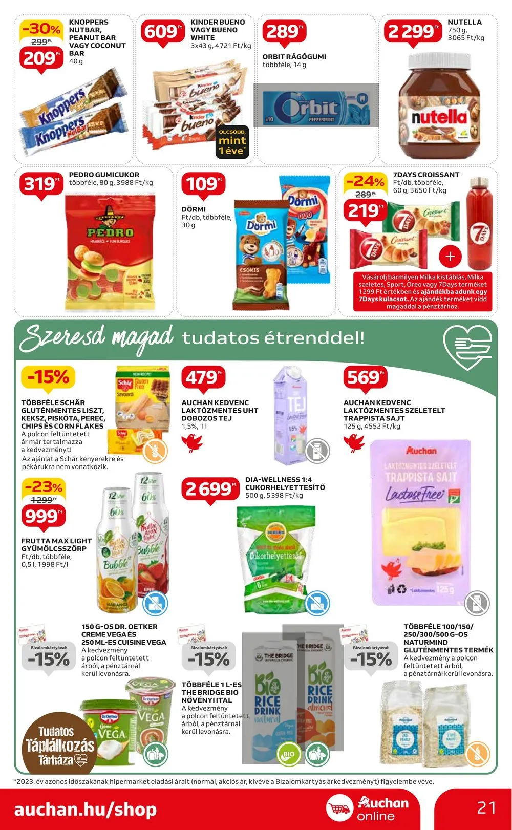 Auchan akciós újság Hipermarket 08.22–08.28 – 21. oldal