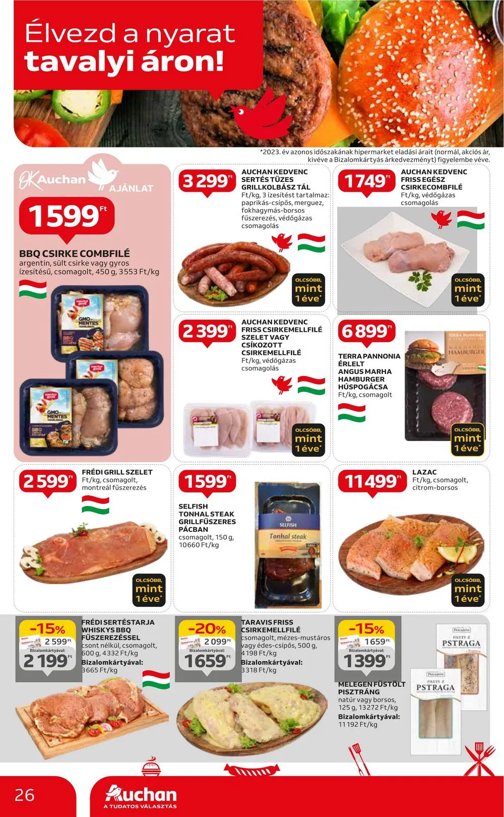 Auchan akciós újság Hipermarket 08.22–08.28 – 26. oldal