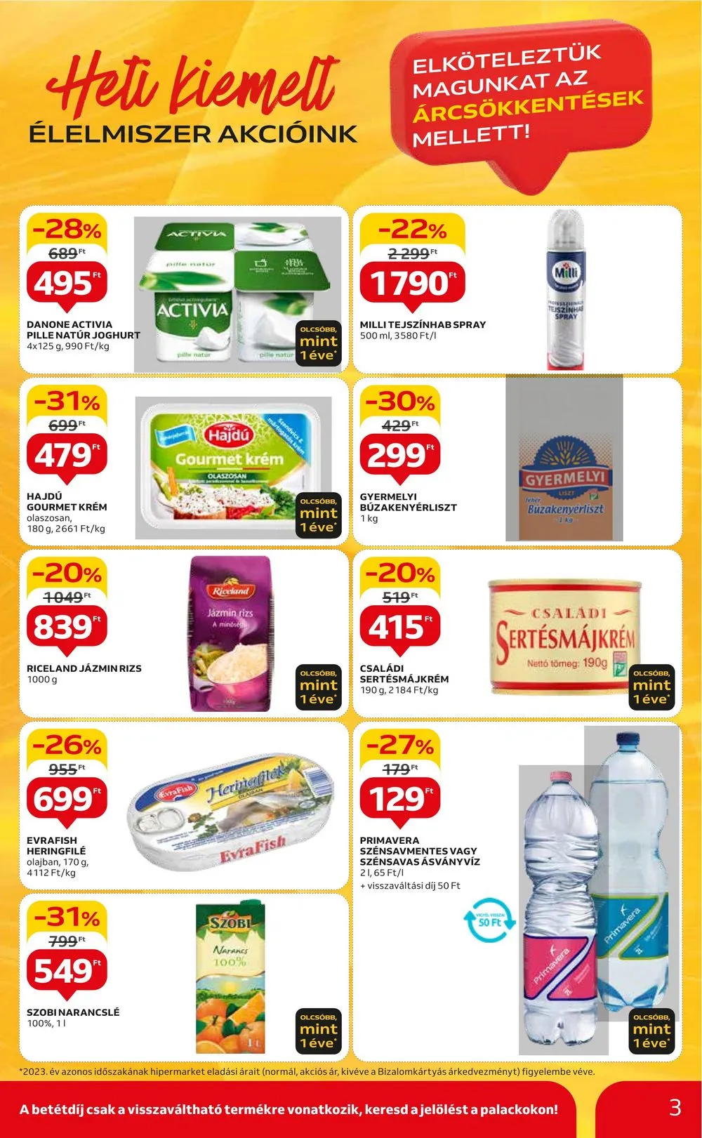 Auchan akciós újság Hipermarket 08.22–08.28 – 3. oldal