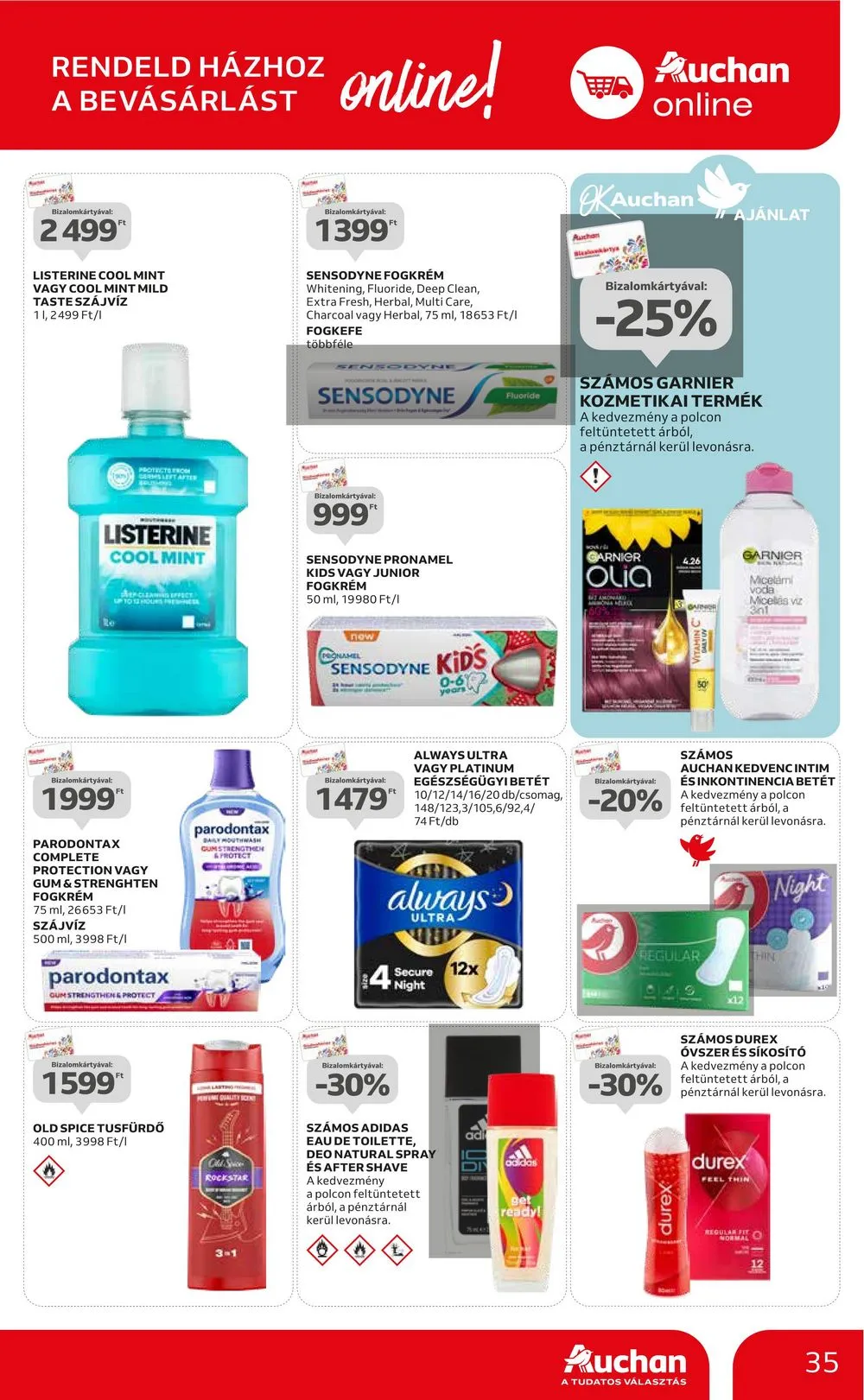 Auchan akciós újság Hipermarket 08.22–08.28 – 35. oldal