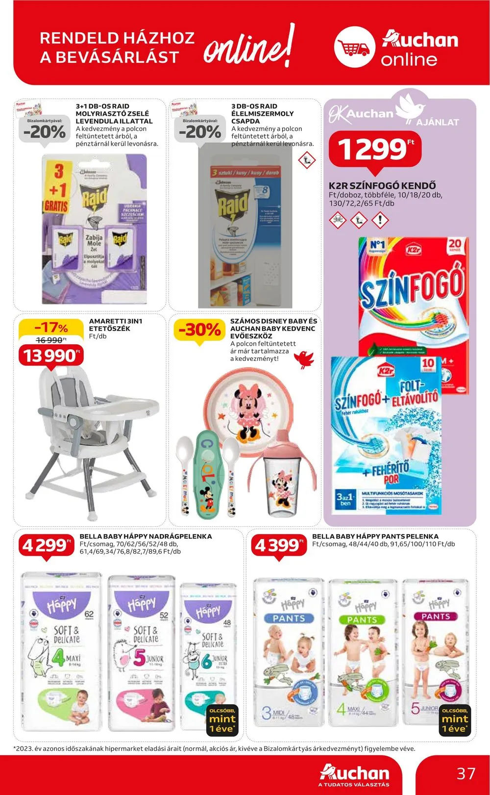 Auchan akciós újság Hipermarket 08.22–08.28 – 37. oldal