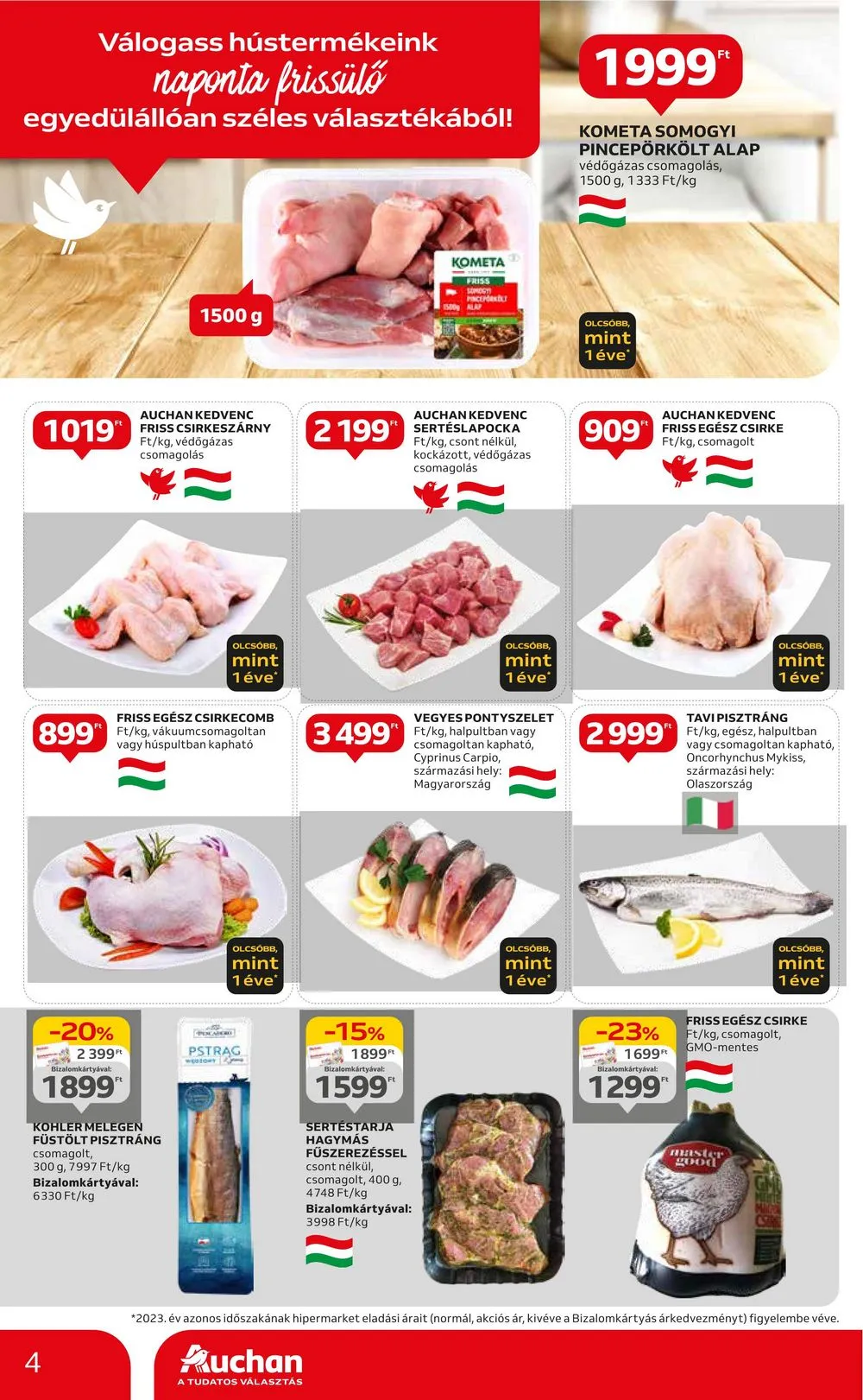 Auchan akciós újság Hipermarket 08.22–08.28 – 4. oldal