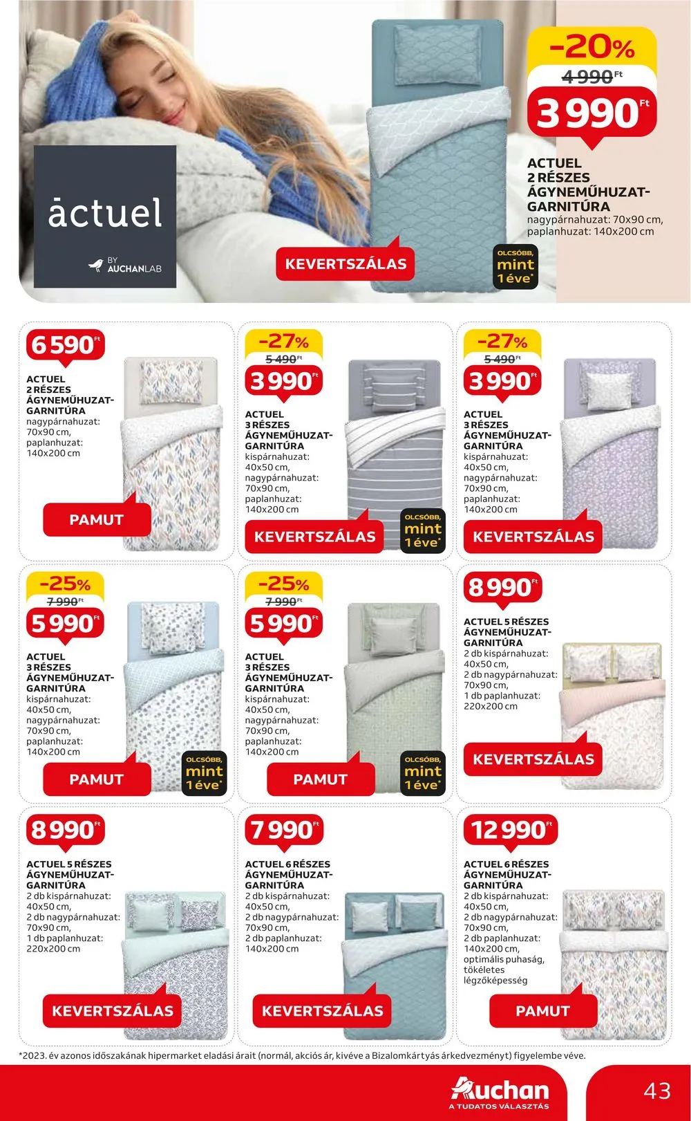 Auchan akciós újság Hipermarket 08.22–08.28 – 43. oldal