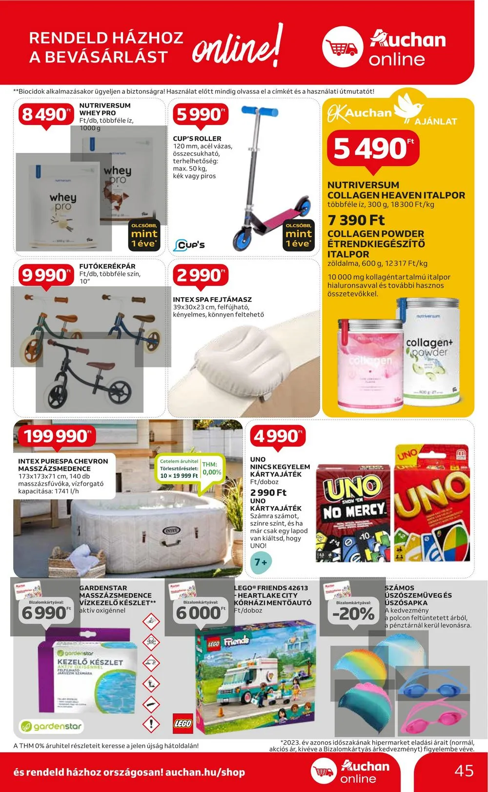 Auchan akciós újság Hipermarket 08.22–08.28 – 45. oldal