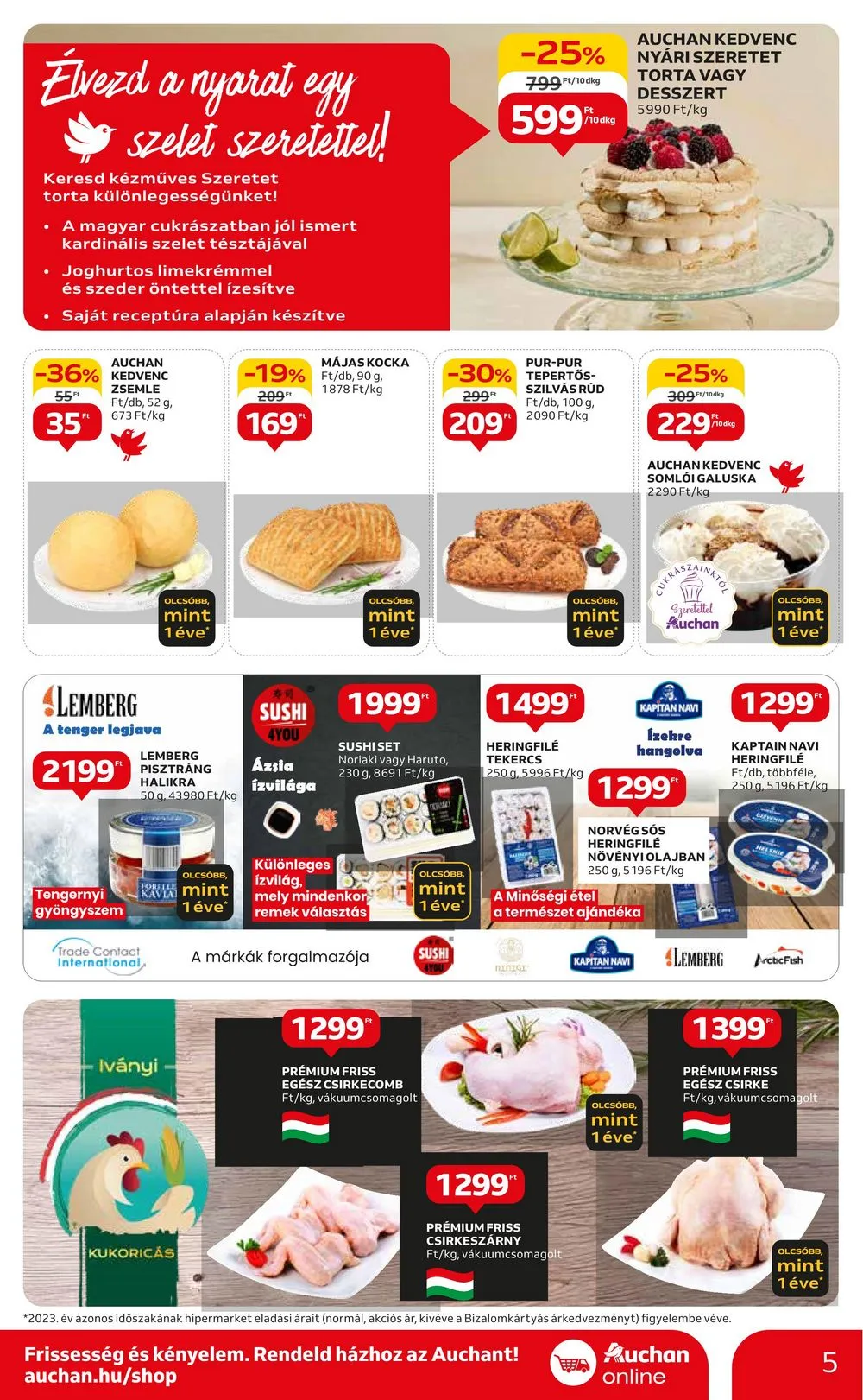 Auchan akciós újság Hipermarket 08.22–08.28 – 5. oldal
