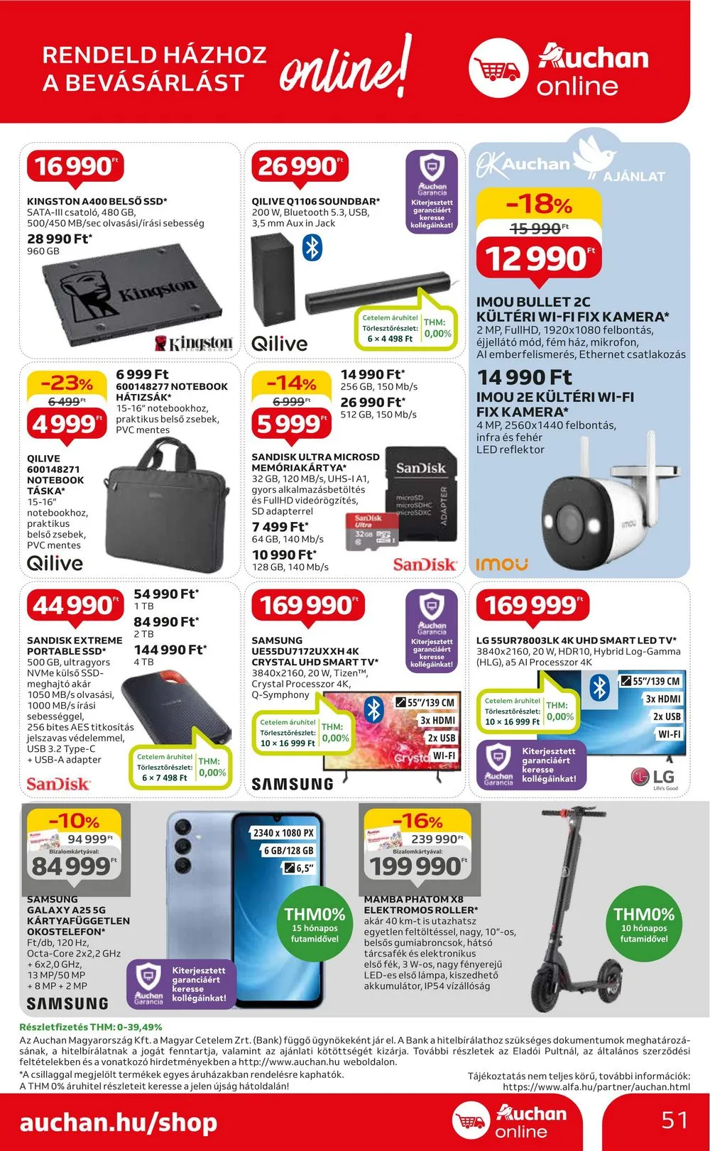 Auchan akciós újság Hipermarket 08.22–08.28 – 51. oldal