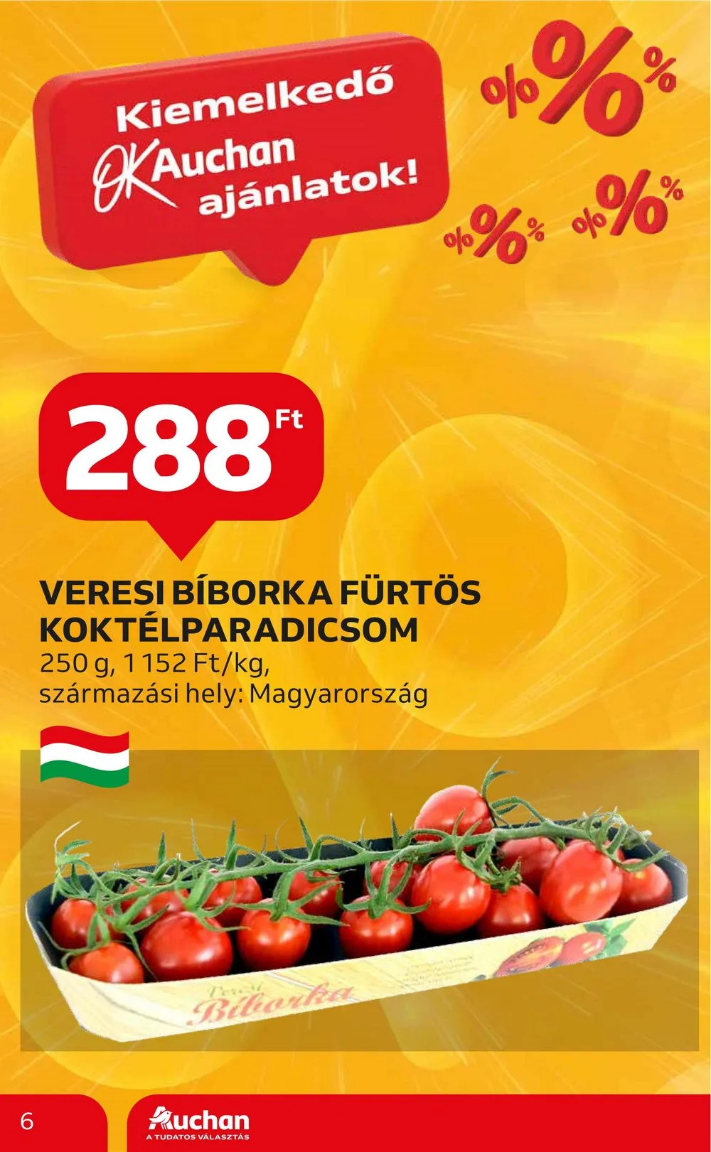 Auchan akciós újság Hipermarket 08.22–08.28 – 6. oldal
