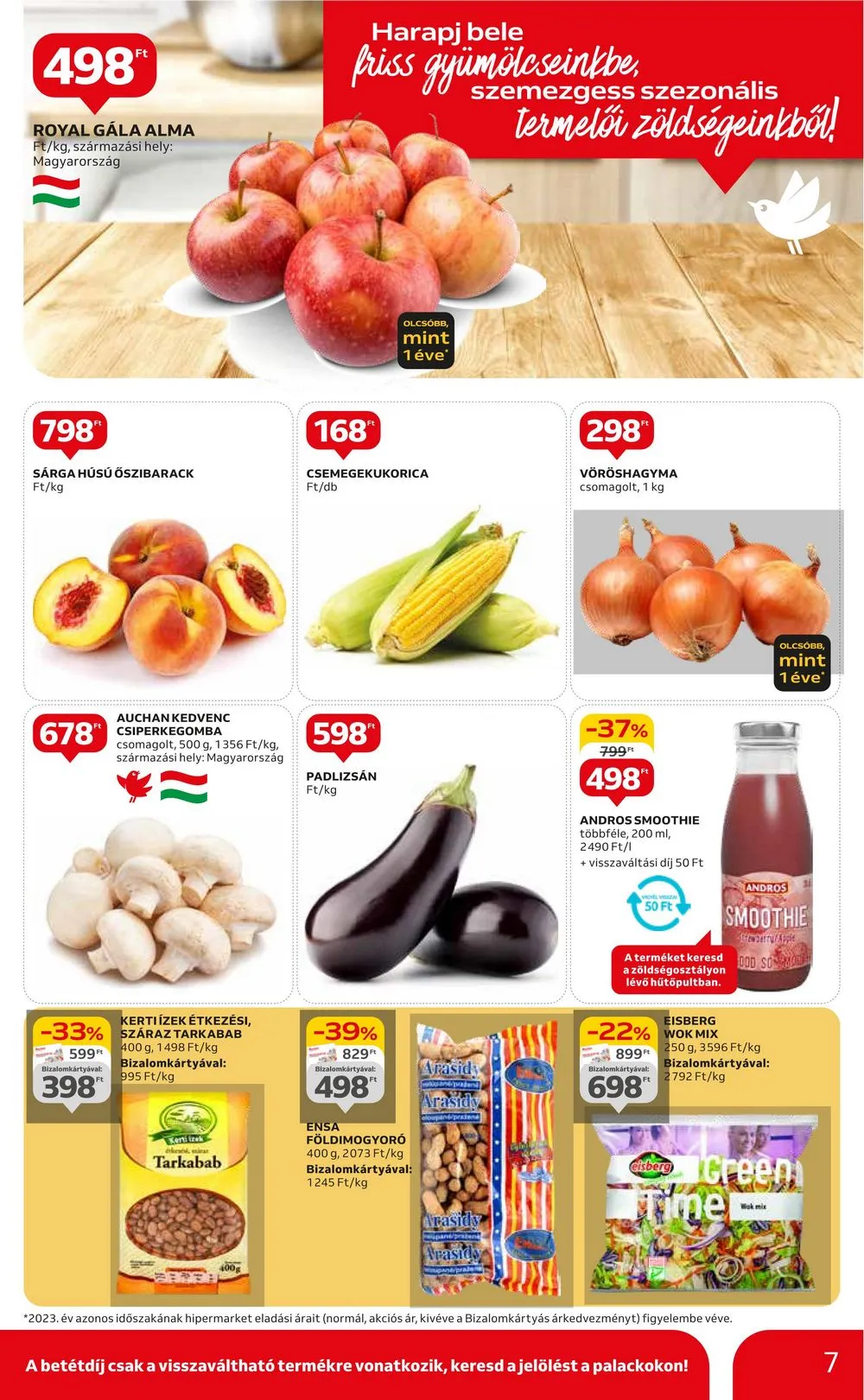 Auchan akciós újság Hipermarket 08.22–08.28 – 7. oldal
