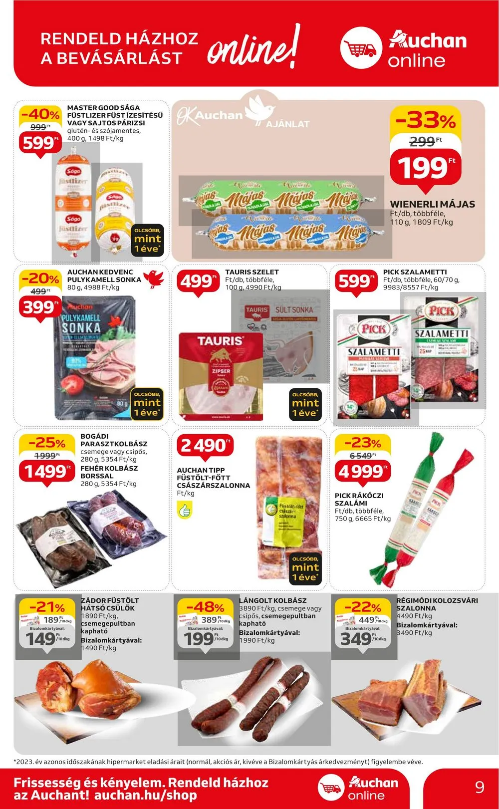 Auchan akciós újság Hipermarket 08.22–08.28 – 9. oldal