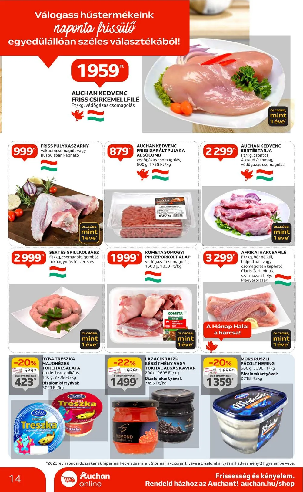 Auchan akciós újság Hipermarket 08.29–09.04 – 14. oldal