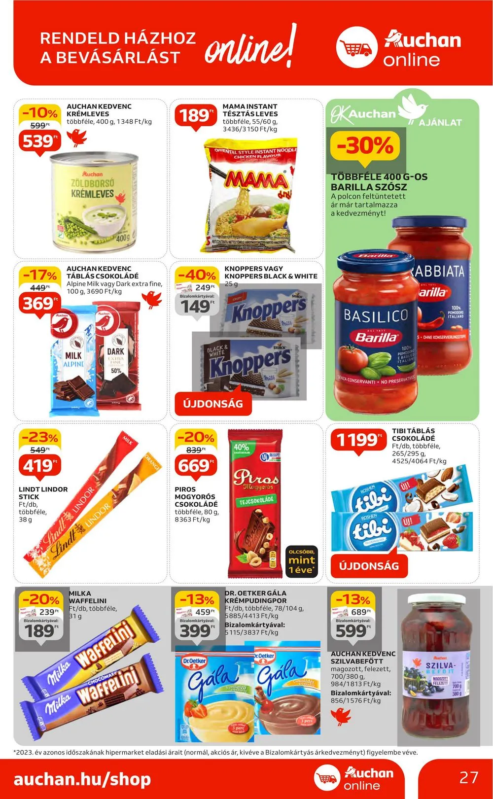 Auchan akciós újság Hipermarket 08.29–09.04 – 27. oldal