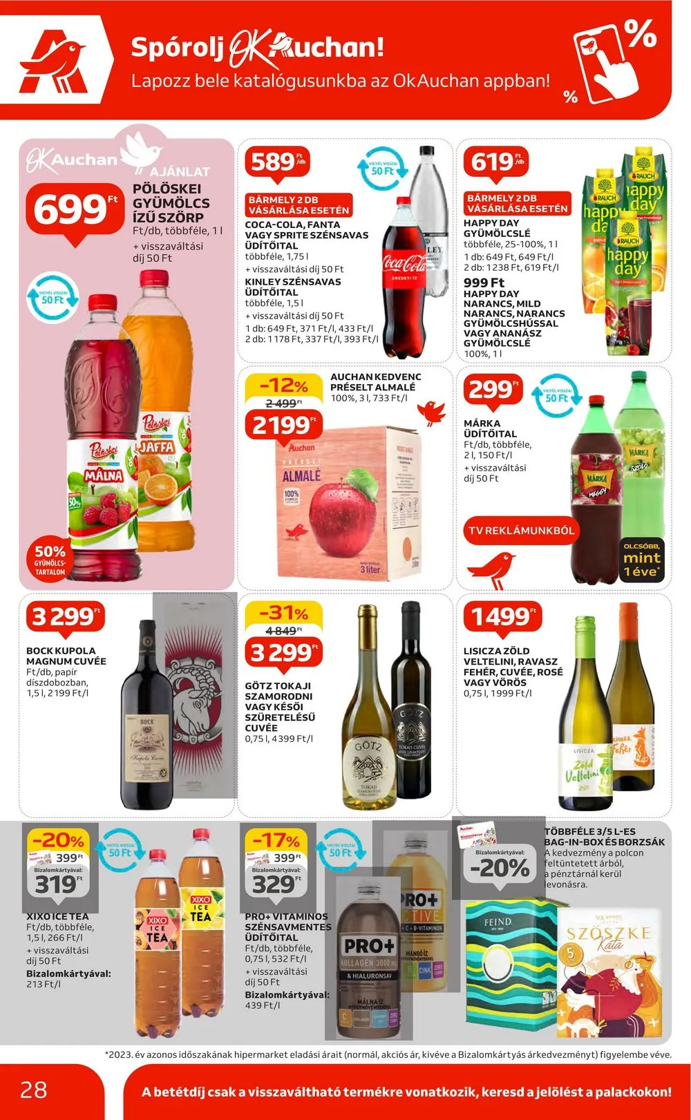 Auchan akciós újság Hipermarket 08.29–09.04 – 28. oldal