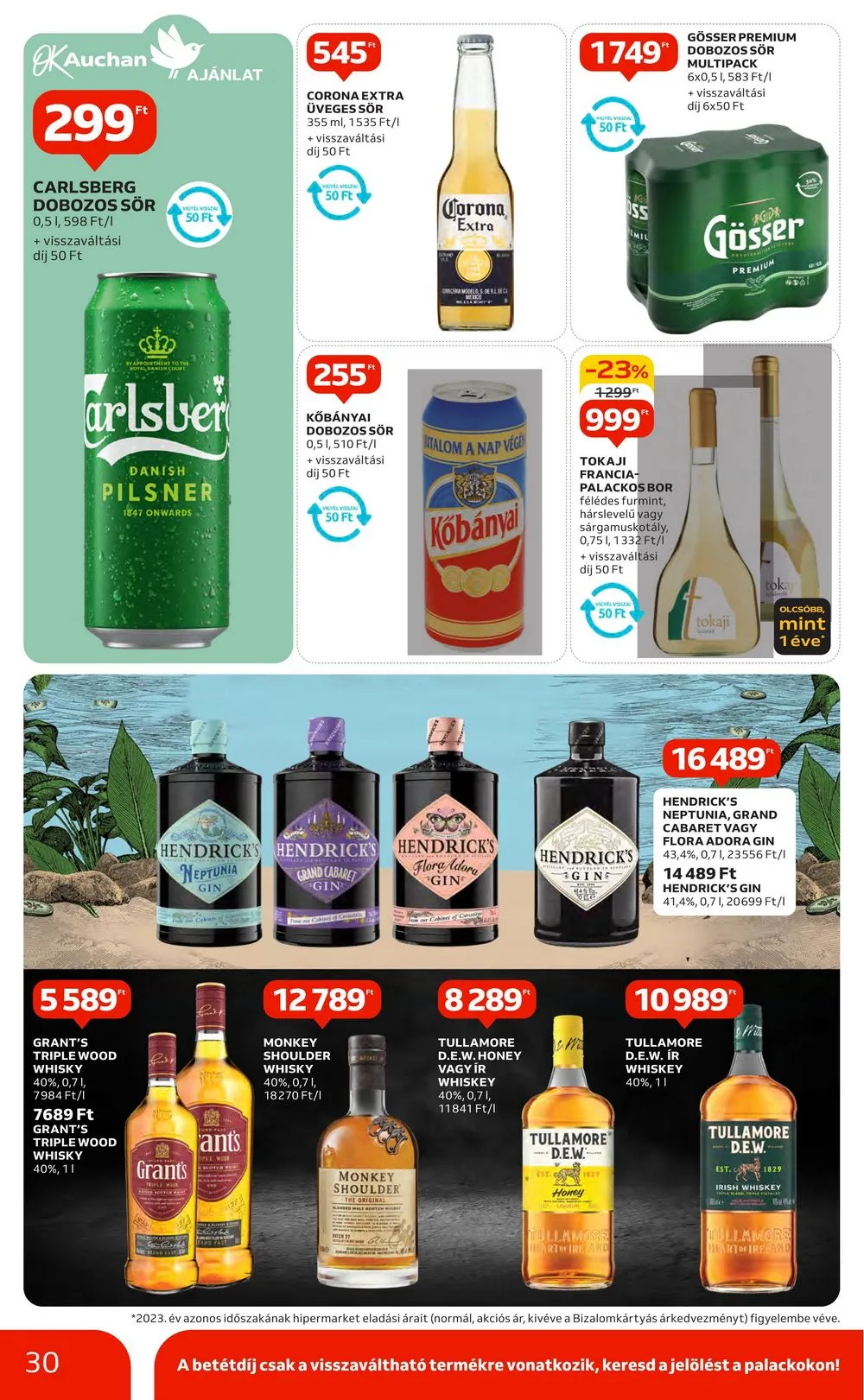 Auchan akciós újság Hipermarket 08.29–09.04 – 30. oldal