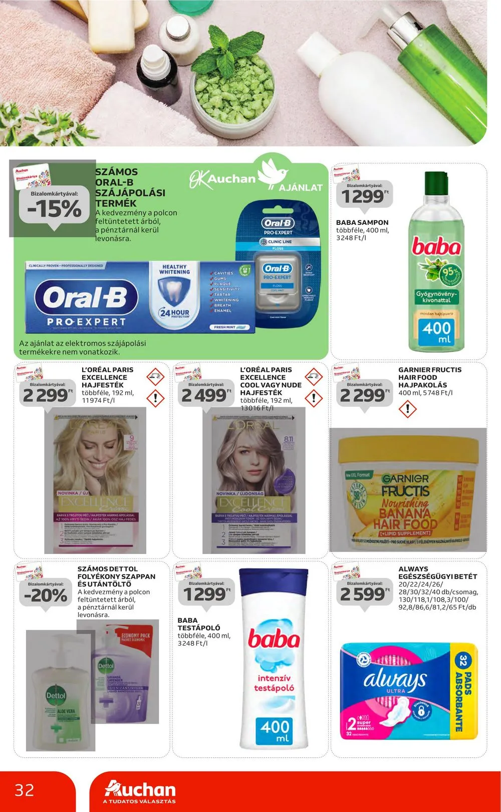 Auchan akciós újság Hipermarket 08.29–09.04 – 32. oldal