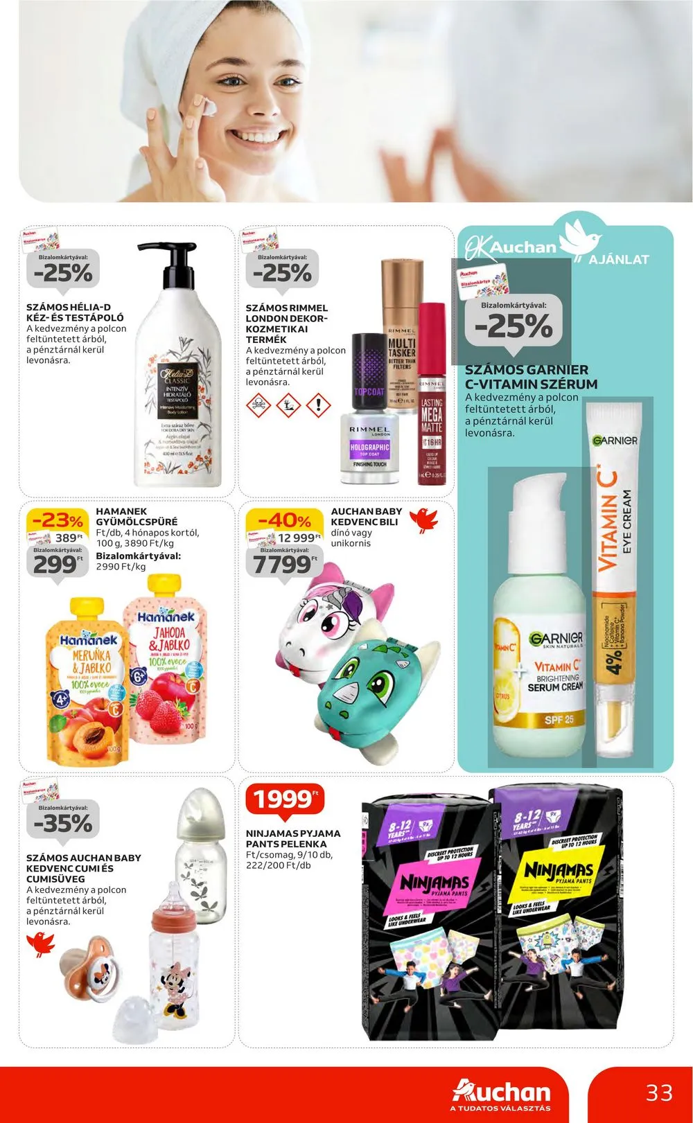 Auchan akciós újság Hipermarket 08.29–09.04 – 33. oldal